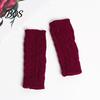 Elegant Winter Arm Warmers Women Ribbed Wrist Warmers, Stretchy Cable Knitted Fingerless Gloves, Stylish Fall Layering Sleeves Soft Warm Mitten, Half
