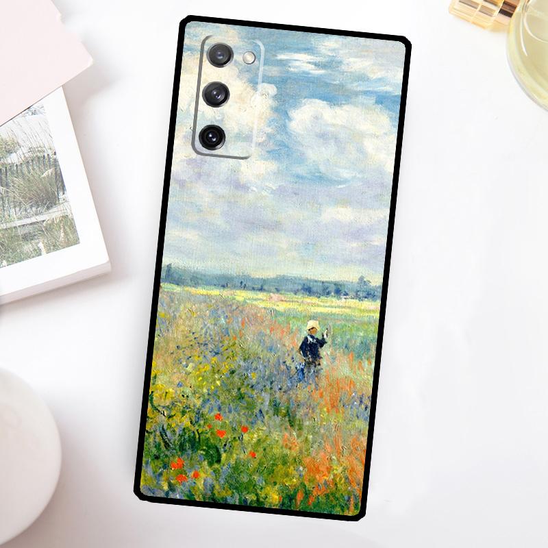 Claude Monet Kunst Malerei Handyhülle Für Samsung Galaxy S23 S24 Ultra S22 S20 S21 FE Note 20 10 S8 S9 S10 Plus Hülle