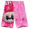 Kids Boys Girls Anime Cartoon Labubu Print Casual Short Sleeves T-shirt Shorts Clothes Set