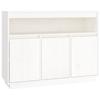 814390 vidaXL Buffet Blanc 104,5x34x80 cm Bois massif de pin
