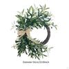 Artificial Olive Wreath Greenery 20 Inch Multipurpose Hanging Garland Realistic