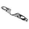 2pcs Front Bumper Fog Light Grille 5K0853665 Black Mesh Replacement for MK6 2009‑2013