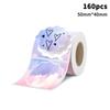 New Gradient Color Labels, Stickers, Self-adhesive DIY Graffiti Envelope Seal Stickers, Thermal Paper Labels