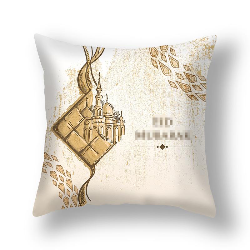 New Moon Festival Printed Cushion Pillow Case Nordic Living Room Sofa Office Festival Pillow Backrest