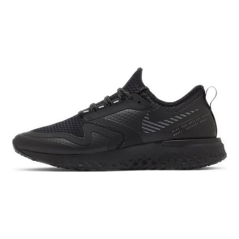 Nike Odyssey React 2 Shield 'Black Metallic Silver' Women's BQ1672-001