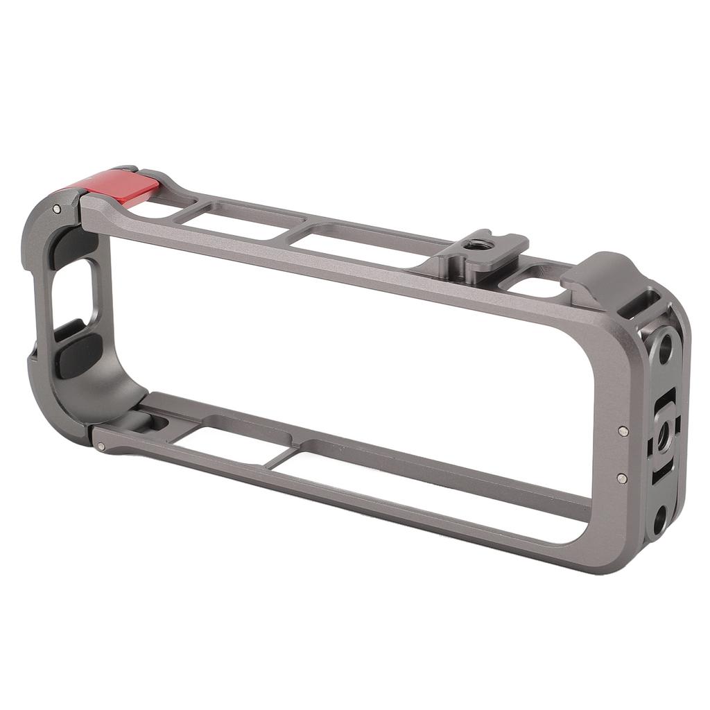 Action Camera Case Camera Frame Cage Aluminum Alloy Protective Frame with Silicone Lens Cover for X4 Camera