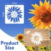 50pcs/set Floral Series DIY Painting Stencil Set Hollow Reusable Painting Templates PET Washable Spray Painting Stencils