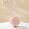 New Double Layer Powder Puff Storage Box High-Viscosity Portable Lightweight Cosmetic Earring Organizer