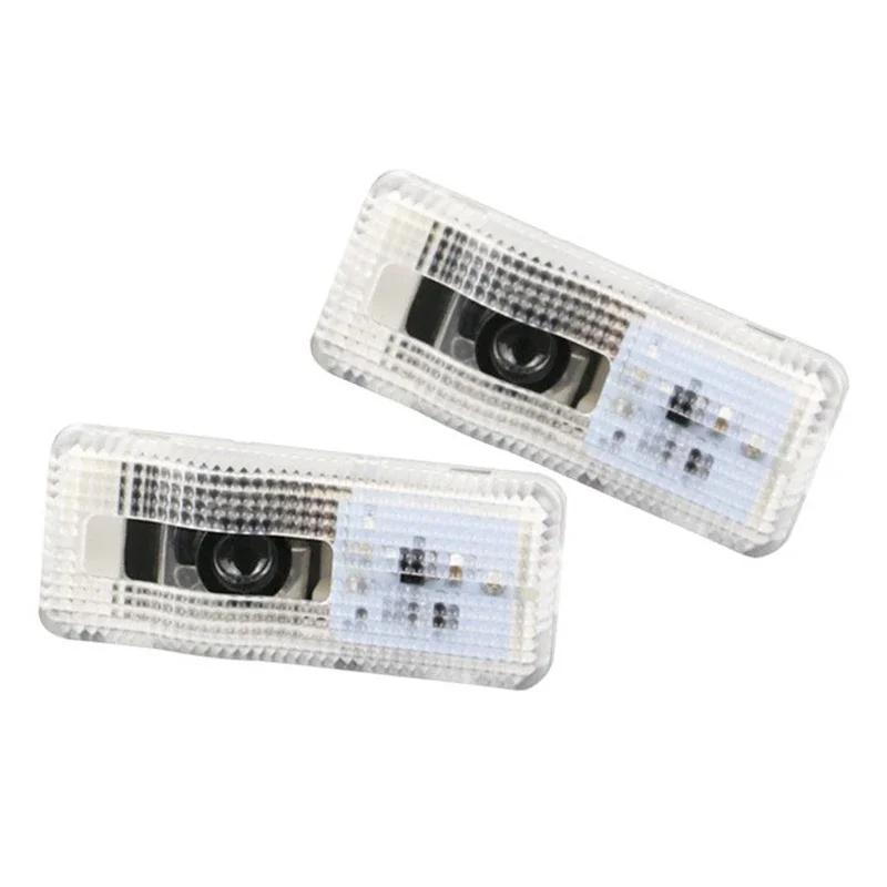2PCS LED Car Door Welcome Light Interior for Peugeot 407 M2008-2010 Auto Projector Shadow Lamp Decorative Accessoires