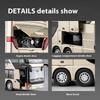 1:30 Business Long Distance Double Decker Bus Alloy Die Cast Metal Model Bus Children's Educational Simulation Toy Holiday Gifts