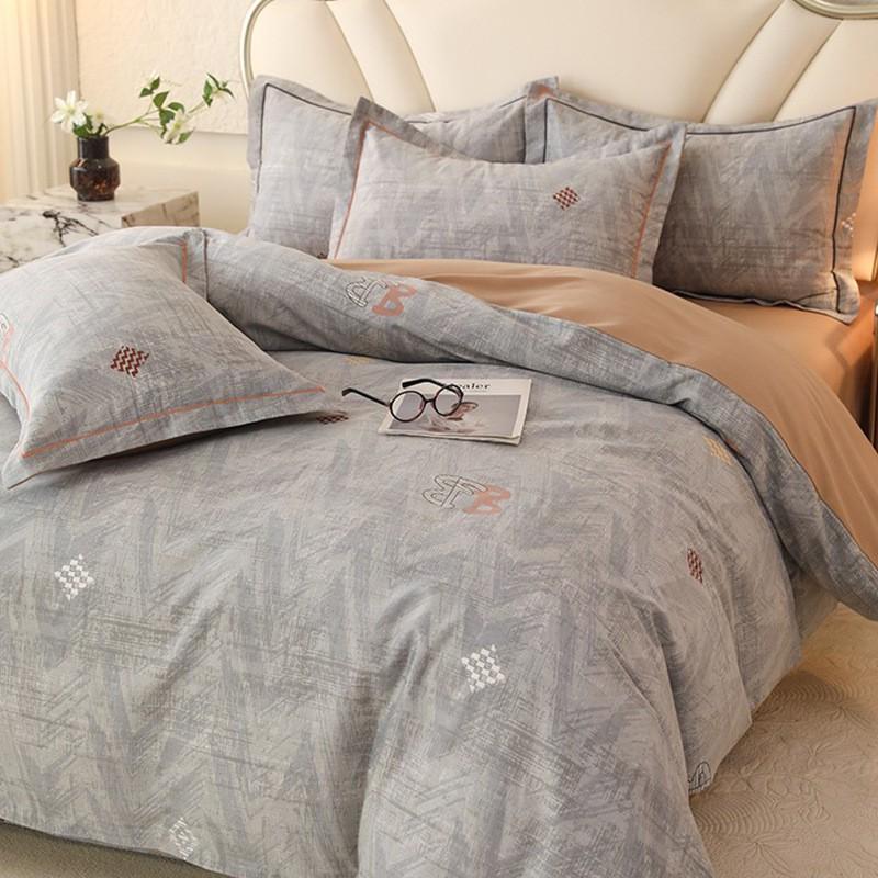 Fresh Style Cotton Bedding Set - 1.2m 1.5m 1.8m 2.0m Soft Breathable Bed Linens