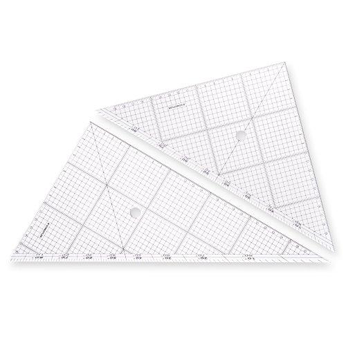 STAEDTLER Triangle Ruler Set for Drafting and Layout, 30cm, 966 30