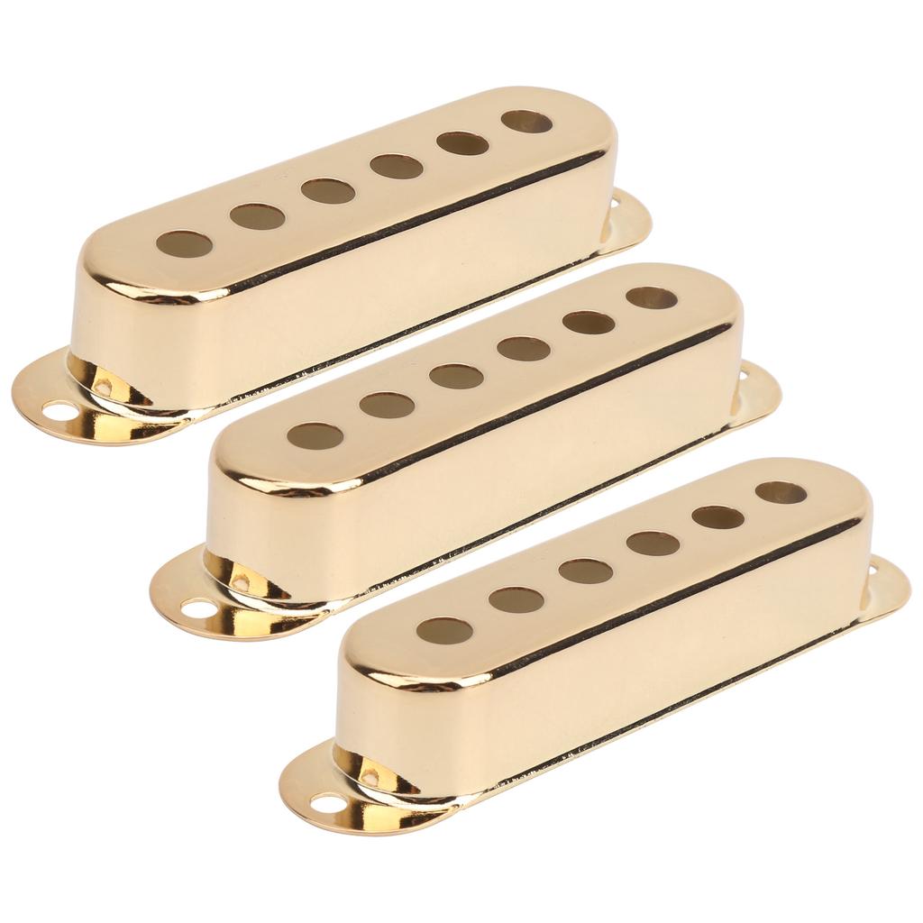 3Pcs Single Pickup Cover Brass 48mm 50mm 52mm Musical Instrument Accessories for ST SQ Electric Guitar