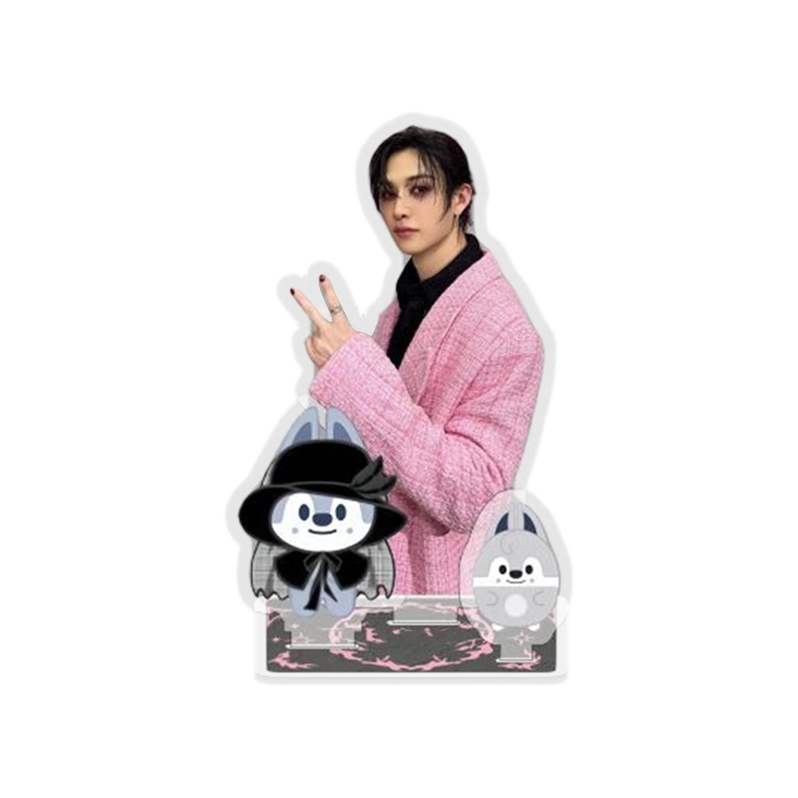 Album Acrylic Character  Standee , Double,Sided 12.5cm Humanoid Standing Plaque Ornaments One Size