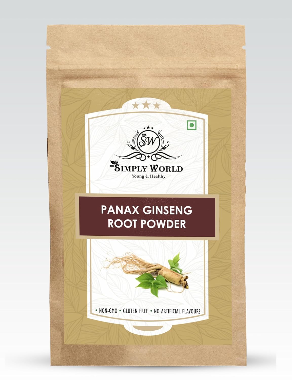 

The Simply World Panax Ginseng Powder, Korean Red Ginseng, For Immunity | 100gm 0.2lbs