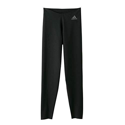 Adidas Men's Cut-Off Stretch Tights with Front Closure, Black, Size LL (Japan XL)