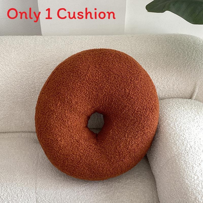 Cuscino Moderno Scandinavo in Lana di Pecora con Imbottitura in Cotone PP per Decorazione Divano Soggiorno