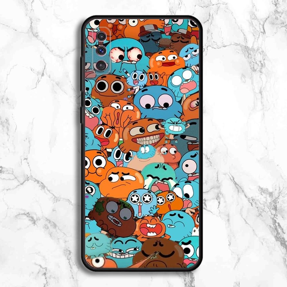The Amazing World of G-Gumball Phone Case For Samsung Galaxy A13,A21s,A22,A31,A32,A52,A53,A71,A80,A91 Soft Black Phone Cover