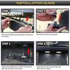 2-Pack 18-LED Black License Plate Lights for Ford Fuxing, Mustang, Focus, Mercury (2006-2015)