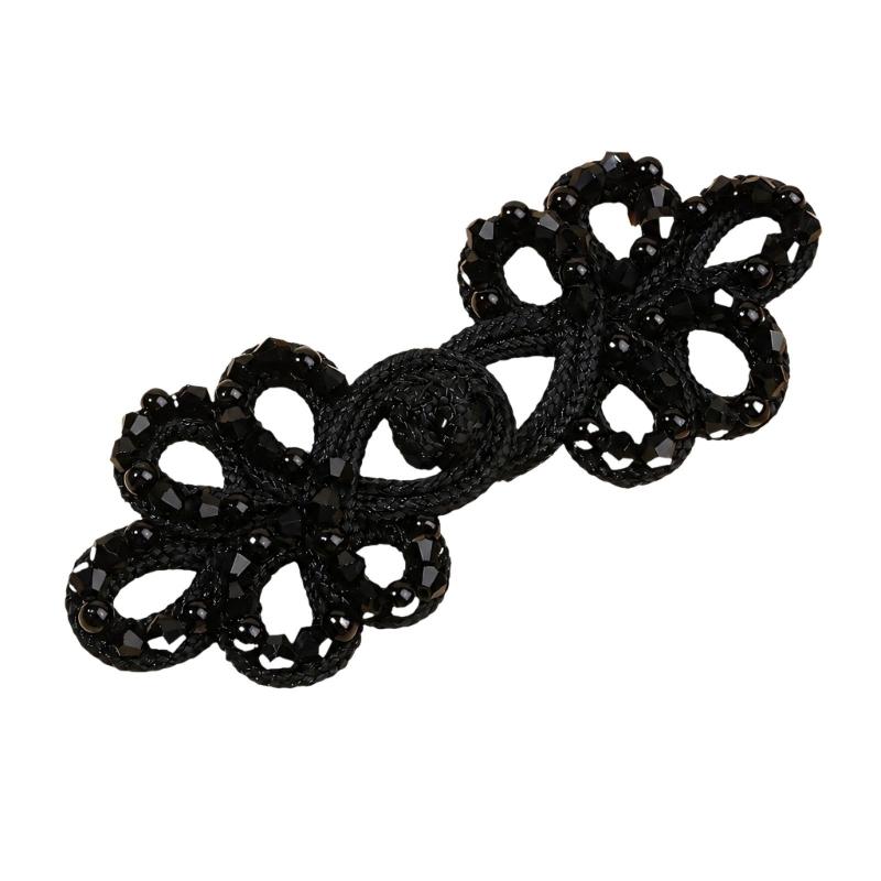 Five-Lobed Flower Button Decorative Cheongsam Button Fasteners for Traditional Chinese Garment Sewing Embellishments