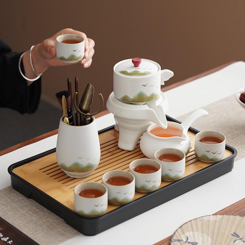 Automatic Coarse Pottery Tea Set
