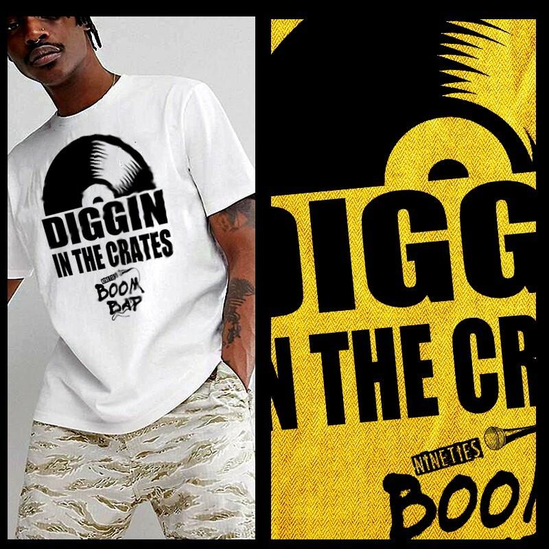 

Hip Hop t-shirt 90s rap music underground cypha Brooklyn classic XL White tee M