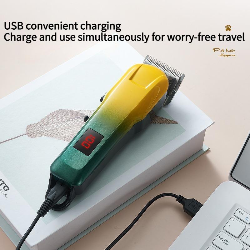 1PC Professional Electric Haircut USB Charging Haircut Tool Hair Salon Special Electric Fader Engraving Oil Head Electric Push Shears