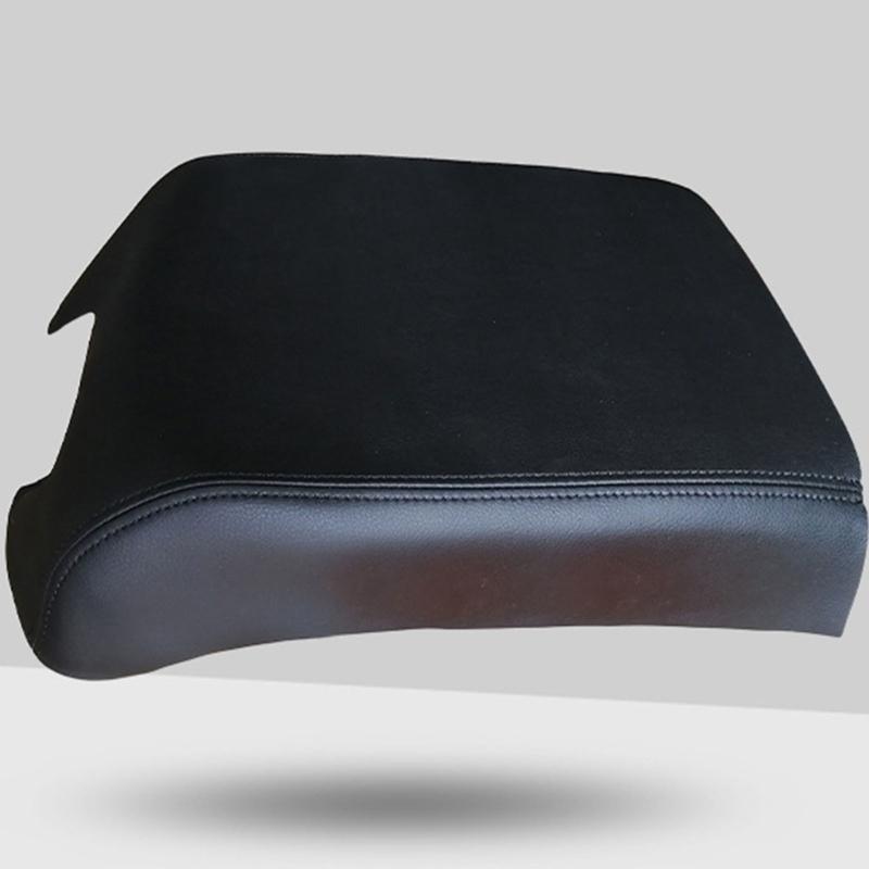 Car Armrest Storage Box Mat,PU Leather Car Center Consoles Cover for F150 2015-2019 Trucks Easy Installation