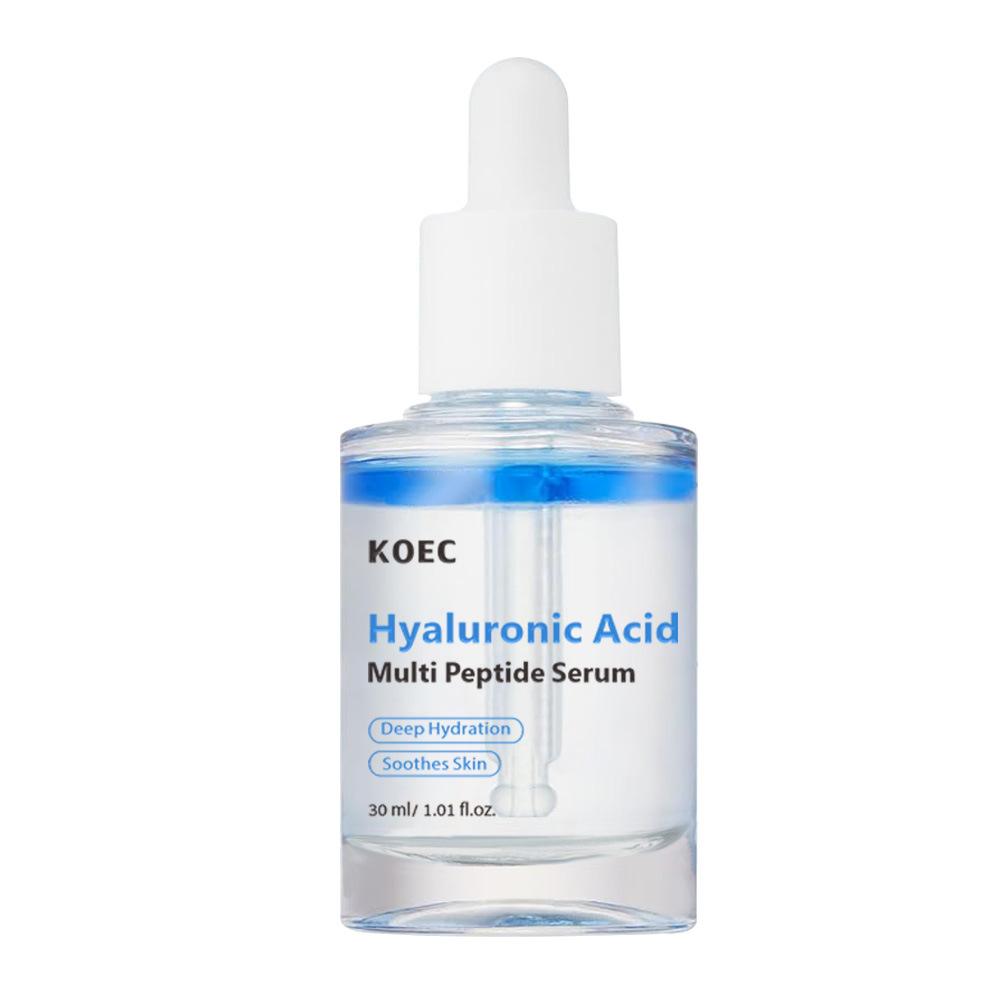 KOEC Peptide HA Facial Moisturizing Serum Hyaluronic Acid Soothing Hydrating Essence Anti-Wrinkle Serum less