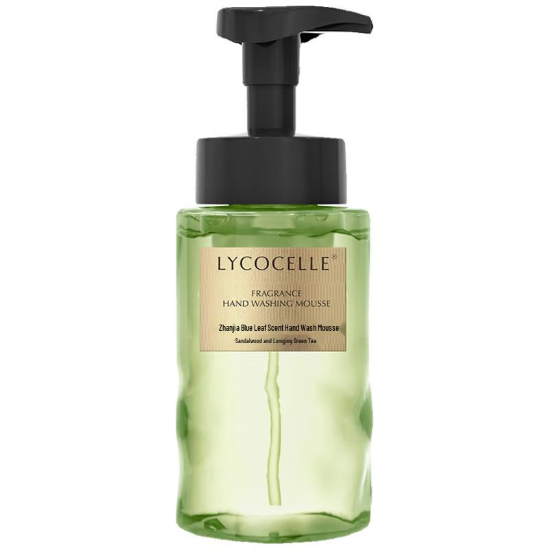 LYCOCELLE Blue Eucalyptus Scented Foam Hand Soap, Sandalwood & Longjing Green Tea