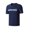 Li Ning Tennis Series Round Neck Logo T-Shirt Men Tops AHSW097-3