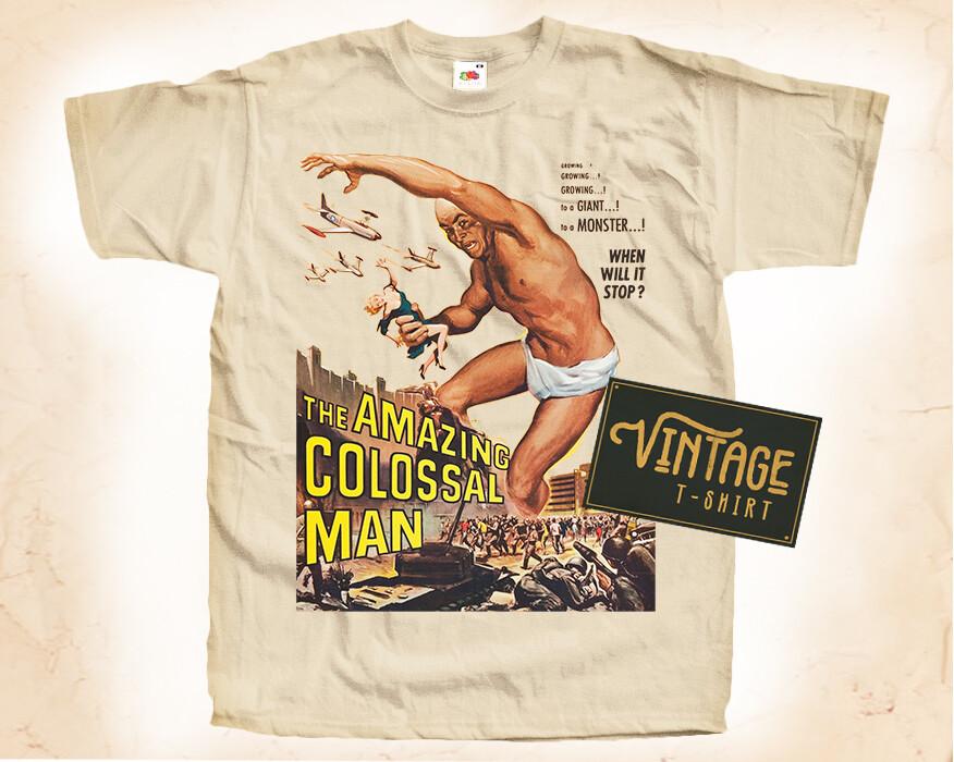 The Amazing Colossal Unisex Vintage T Shirt For Unisex Unisex Dtg Natural S5xl