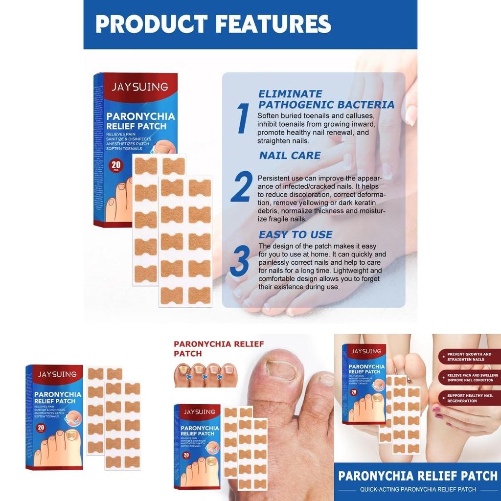Jaysuing Thickening Nail Correction Patches For Ingrown Nails And Nail Health Care