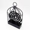 European Style Golden Wrought Iron Birdcage Mosquito Coil Holder - Creative Windproof Retro Design