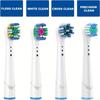 4/12/16 Stück Ersatz-Zahnbürstenköpfe Kompatibel mit Oral-B Braun Professionellen Elektrischen Zahnbürstenköpfen Bürstenköpfe