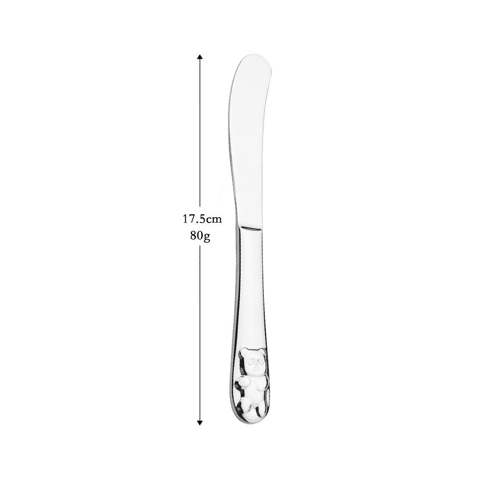 Baby Flatware 304 Stainless Steel Kid Dinnerware Cutlery Cartoon Pattern Carving Children Tableware Western-style Spoon Fork Set