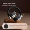 American Retro Style Over-Ear Headphones with Heavy Bass, Bluetooth 5.3 Wireless Headset