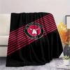 FC Midtjylland Logo FlAannel Blanket, High Quality Comfortable for All Seasons, Home Decor, Warmth and Comfort