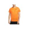 Nike Dri-Fit Adv Logo Reflective Stripe Lightweight Running Short Sleeve T-Shirt Men Tops Bright-Orange DX0854-836