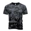 Summer Men's Butterfly Printed T-Shirt Slim Fit O-Neck Short Sleeve Disco NightClub Top Tees Casual Daily Holiday Beach T Shirts