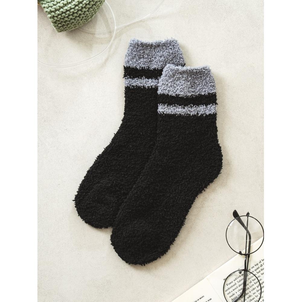 

Monfoot Women S Ankle Color Sleep SockS Black