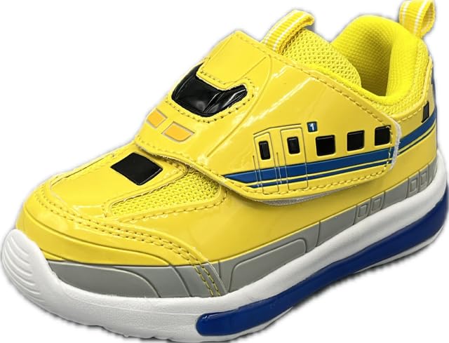 

Shining Sneakers Flash Shinkansen Shiny Shining Doctor Yellow N700 Series Hayabusa Shoes Kindergarten Kids PR16312 cm [Plarail] Children s 17.0