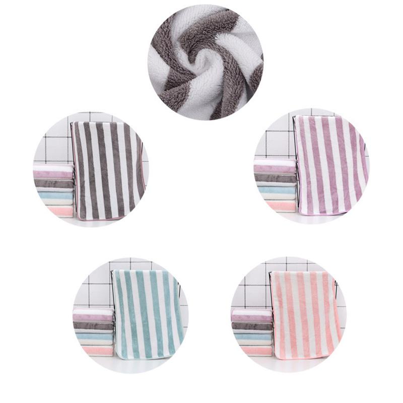 35x75cm Coral Velvet Polyester Brokátový ručník Měkký savý Pohodlný dárek Bytový textil Koupelnové potřeby