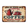 Vintage Pinup Girl Coffee Metal Tin Sign Charming Wall Art For Home Cafe Bar Apartment & Restaurant Decor - Perfect Holiday Gift
