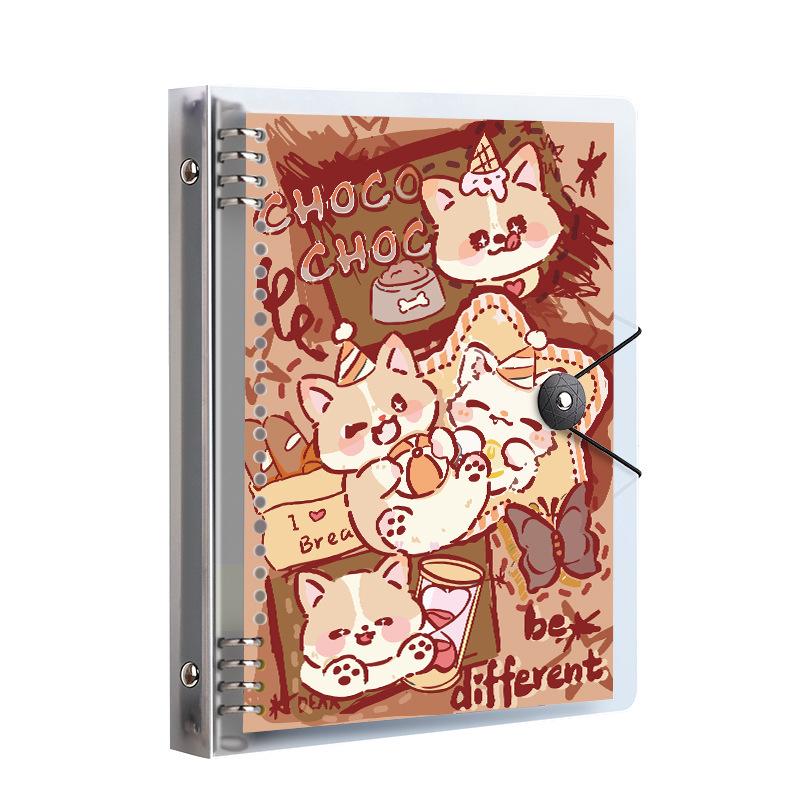 High-Value Meow Fun B5 Loose-Leaf Notebook - Thick Metal Binder for Students