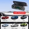 0-3.5Bar Digital Clock Car Tire Pressure Monitoring System Solar USB TPMS Rotating Holder T12 Temperature Warning Fuel Save