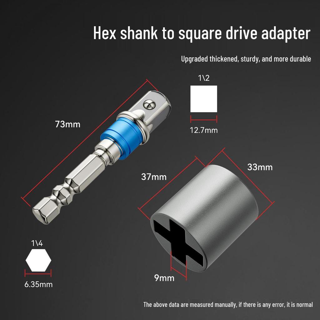 Effort-Saving Hydraulic Jack Socket Adapter for Electric Wrench