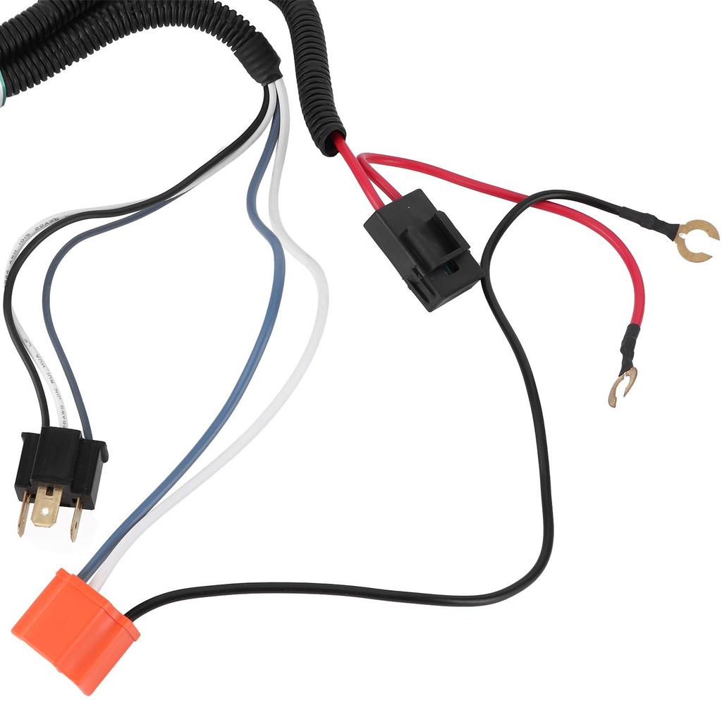 2-Piece Headlight Relay Wiring Harness Kit, 30% Brighter, Easy Installation, High Reliability (12v2 Lights)