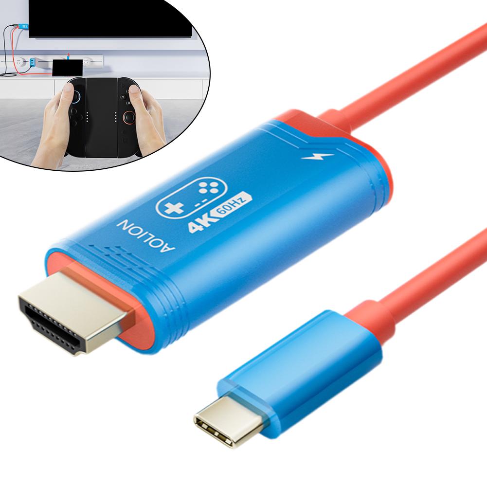 For Switch 2 Host Projection Cable Universal Projection Cable 4K/144HZ Video Cable For ROG ALLY Video Conversion Cable For NS2