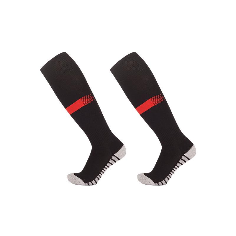 

Дорослі та дитячі антиковзкі високі футбольні шкарпетки - дихаюча махрова підошва, осінь/зима, довгі спортивні шкарпетки L (fits shoe size 39-44)